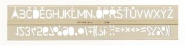KOH-I-NOOR Betűsablon, 20 mm, KOH-I-NOOR KOH-I-NOOR Betűsablon, 20 mm, KOH-I-NOOR