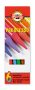   KOH-I-NOOR Színes ceruza készlet, henger alakú, famentes, KOH-I-NOOR "Progresso 8755/6", 6 különböző szín