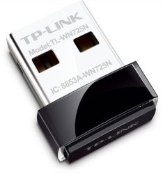 TP-LINK USB WiFi adapter, mini, 150 Mbps, TP-LINK "TL-WN725N" TP-LINK USB WiFi adapter, mini, 150 Mbps, TP-LINK "TL-WN725N"