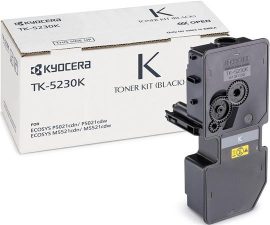 KYOCERA TK5230 Lézertoner M5521CDN, 5521CDW, P5021CDN, 5021CDW nyomtatókhoz, KYOCERA, fekete, 2,6k KYOCERA TK5230 Lézertoner M5521CDN, 5521CDW, P5021CDN, 5021CDW nyomtatókhoz, KYOCERA, fekete, 2,6k