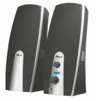 TRUST Hangszóró, 2.0, 10W, TRUST "MiLa", fekete-szürke TRUST Hangszóró, 2.0, 10W, TRUST "MiLa", fekete-szürke