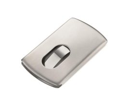 TROIKA Névjegykártya tartó tárca, fém, 12 db-os, TROIKA "Slide" TROIKA Névjegykártya tartó tárca, fém, 12 db-os, TROIKA "Slide"