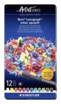 STAEDTLER Akvarell színes ceruza készlet, hatszögletű, fémdobozos, STAEDTLER "Mars® Lumograph® 104", 12 különböző szín STAEDTLER Akvarell színes ceruza készlet, hatszögletű, fémdobozos, STAEDTLER "Mars® Lumograph® 104", 12 különböző szín