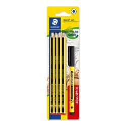 STAEDTLER Grafitceruza készlet, tűfilccel, HB, hatszögletű, STAEDTLER "Noris® 120", 8+1 db STAEDTLER Grafitceruza készlet, tűfilccel, HB, hatszögletű, STAEDTLER "Noris® 120", 8+1 db