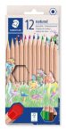   STAEDTLER Színes ceruza készlet, hatszögletű, STAEDTLER "Noris® natural 143N", 12 szín