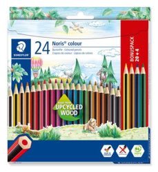 STAEDTLER Színes ceruza készlet, hatszögletű, STAEDTLER "Noris Colour 185", 20+4 különböző szín STAEDTLER Színes ceruza készlet, hatszögletű, STAEDTLER "Noris Colour 185", 20+4 különböző szín