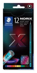 STAEDTLER Színes ceruza készlet, STAEDTLER "Norix® 186", 12 különböző szín