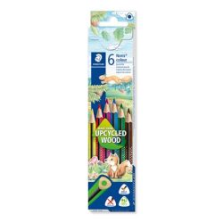 STAEDTLER Színes ceruza készlet, háromszögletű, STAEDTLER "Noris Colour 187", 6 különböző szín