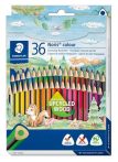 STAEDTLER Színes ceruza készlet, háromszögletű, STAEDTLER "Noris Colour 187", 36 különböző szín STAEDTLER Színes ceruza készlet, háromszögletű, STAEDTLER "Noris Colour 187", 36 különböző szín