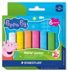   STAEDTLER Aszfaltkréta, jumbo, STAEDTLER "Noris® Junior 2365", Peppa malac, 6 szín