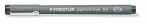STAEDTLER Tusfilc, 0,5 mm, STAEDTLER "Pigment Liner 308", fekete STAEDTLER Tusfilc, 0,5 mm, STAEDTLER "Pigment Liner 308", fekete