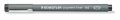   STAEDTLER Tusfilc, 0,6 mm, STAEDTLER "Pigment Liner 308", fekete