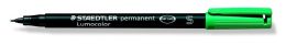 STAEDTLER Alkoholos marker, OHP, 0,4 mm, STAEDTLER "Lumocolor® 313 S", zöld