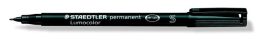 STAEDTLER Alkoholos marker, OHP, 0,4 mm, STAEDTLER "Lumocolor® 313 S", fekete