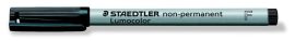 STAEDTLER Alkoholmentes marker, OHP, 0,6 mm, STAEDTLER "Lumocolor® 316 F", fekete