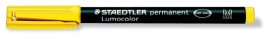 STAEDTLER Alkoholos marker, OHP, 1 mm, STAEDTLER "Lumocolor® 317 M", sárga