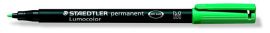 STAEDTLER Alkoholos marker, OHP, 1 mm, STAEDTLER "Lumocolor® 317 M", zöld