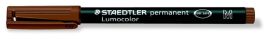 STAEDTLER Alkoholos marker, OHP, 1 mm, STAEDTLER "Lumocolor® 317 M", barna