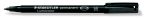   STAEDTLER Alkoholos marker, OHP, 1 mm, STAEDTLER "Lumocolor® 317 M", fekete