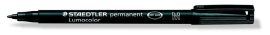 STAEDTLER Alkoholos marker, OHP, 1 mm, STAEDTLER "Lumocolor® 317 M", fekete