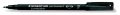   STAEDTLER Alkoholos marker, OHP, 0,6 mm, STAEDTLER "Lumocolor® 318 F", fekete