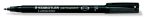   STAEDTLER Alkoholos marker, OHP, 0,6 mm, STAEDTLER "Lumocolor® 318 F", fekete