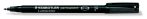 STAEDTLER Alkoholos marker, OHP, 0,6 mm, STAEDTLER "Lumocolor® 318 F", fekete STAEDTLER Alkoholos marker, OHP, 0,6 mm, STAEDTLER "Lumocolor® 318 F", fekete