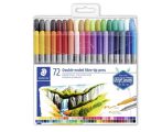 STAEDTLER Filctoll készlet, 0,8/3,0 mm, kétvégű, STAEDTLER® "3200", 72 különböző szín STAEDTLER Filctoll készlet, 0,8/3,0 mm, kétvégű, STAEDTLER® "3200", 72 különböző szín