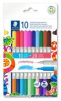 STAEDTLER Filctoll készlet, 1/3 mm, kétvégű, STAEDTLER® "3280", 20 különböző szín STAEDTLER Filctoll készlet, 1/3 mm, kétvégű, STAEDTLER® "3280", 20 különböző szín