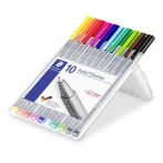 STAEDTLER Tűfilc készlet, 0,3 mm, STAEDTLER "Triplus 334", 10 különböző szín STAEDTLER Tűfilc készlet, 0,3 mm, STAEDTLER "Triplus 334", 10 különböző szín