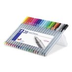 STAEDTLER Tűfilc készlet, 0,3 mm, STAEDTLER "Triplus 334", 20 különböző szín STAEDTLER Tűfilc készlet, 0,3 mm, STAEDTLER "Triplus 334", 20 különböző szín