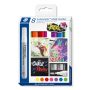   STAEDTLER Krétamarker készlet, 2,4 mm, kúpos, STAEDTLER "Lumocolor® 344", 8 különböző szín