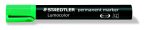   STAEDTLER Alkoholos marker, 2-5 mm, vágott, STAEDTLER "Lumocolor® 350", zöld