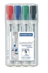 STAEDTLER Táblamarker készlet, 2-5 mm, vágott, STAEDTLER "Lumocolor® 351 B", 4 különböző szín
