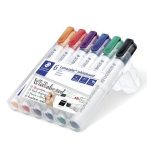 STAEDTLER Táblamarker készlet, 2-5 mm, vágott, STAEDTLER "Lumocolor® 351 B", 6 különböző szín STAEDTLER Táblamarker készlet, 2-5 mm, vágott, STAEDTLER "Lumocolor® 351 B", 6 különböző szín