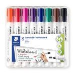   STAEDTLER Táblamarker készlet, 2 mm, kúpos, STAEDTLER "Lumocolor® 351", 8 különböző szín