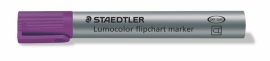 STAEDTLER Flipchart marker, 2 mm, kúpos, STAEDTLER "Lumocolor 356", ibolya