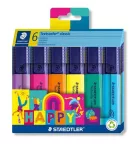   STAEDTLER Szövegkiemelő készlet, 1-5 mm, STAEDTLER "Textsurfer® classic 364 C Happy", 6 különböző szín
