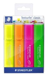 STAEDTLER Szövegkiemelő készlet, 1-5 mm, STAEDTLER "Classic 364", 4 különböző szín STAEDTLER Szövegkiemelő készlet, 1-5 mm, STAEDTLER "Classic 364", 4 különböző szín