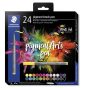   STAEDTLER Ecsetirón készlet, STAEDTLER "Pigment brush 371", 24 különböző szín