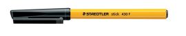 STAEDTLER Golyóstoll, 0,3 mm, kupakos, STAEDTLER "Stick 430 F", fekete STAEDTLER Golyóstoll, 0,3 mm, kupakos, STAEDTLER "Stick 430 F", fekete