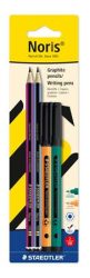 STAEDTLER Grafitceruza és tűfilc készlet, STAEDTLER "Noris® colour edition set", narancs+zöld tűfilc