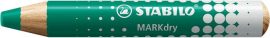 STABILO Táblaceruza fehértáblához, flipchartpapírhoz, kúpos, STABILO "MARKdry", zöld