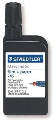 STAEDTLER Tustinta, 22 ml, STAEDTLER "Mars® Matic 745 M", fekete