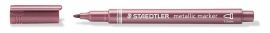 STAEDTLER Dekormarker, 1-2 mm, kúpos, STAEDTLER "8323", metálpiros STAEDTLER Dekormarker, 1-2 mm, kúpos, STAEDTLER "8323", metálpiros