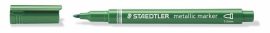 STAEDTLER Dekormarker, 1-2 mm, kúpos, STAEDTLER "8323", metálzöld STAEDTLER Dekormarker, 1-2 mm, kúpos, STAEDTLER "8323", metálzöld
