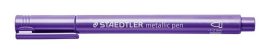 STAEDTLER Dekormarker, 1-2 mm, kúpos, STAEDTLER "8323", metál lila STAEDTLER Dekormarker, 1-2 mm, kúpos, STAEDTLER "8323", metál lila