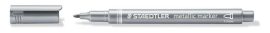 STAEDTLER Dekormarker, 1-2 mm, kúpos, STAEDTLER "8323", ezüst STAEDTLER Dekormarker, 1-2 mm, kúpos, STAEDTLER "8323", ezüst
