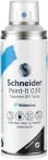   SCHNEIDER Akrilfesték spray, 200 ml, SCHNEIDER "Paint-It 030", átlátszó matt bevonat