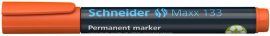 SCHNEIDER Alkoholos marker, 1-4 mm, vágott, SCHNEIDER "Maxx 133", narancssárga